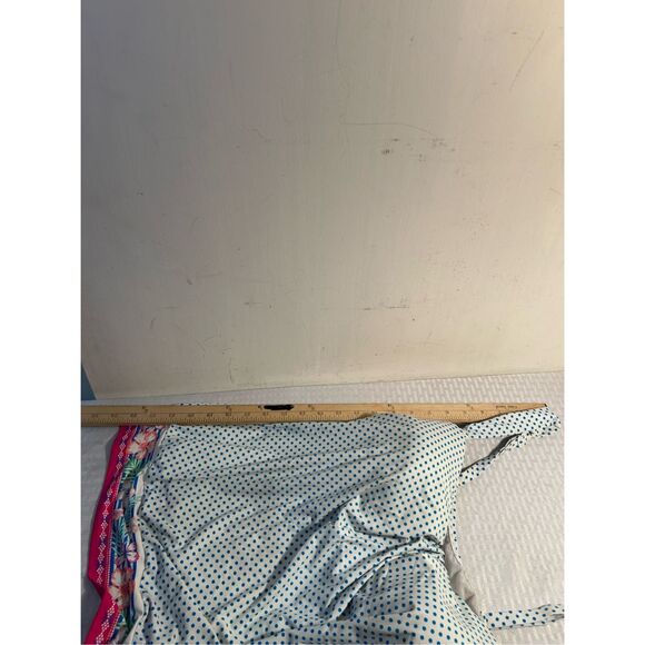 Coco reef halter swim top 34dd bra slimming dots flowers rn#85736 - Picture 11 of 11